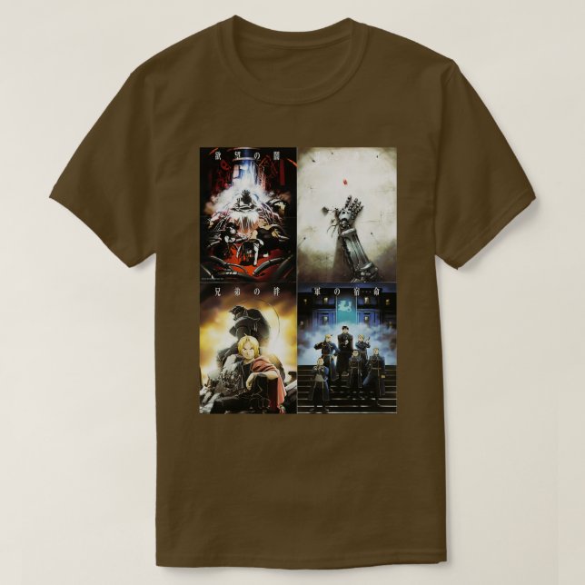 Camiseta Poster De Cuatro Versiones De La Hermandad De Full (Diseño del anverso)