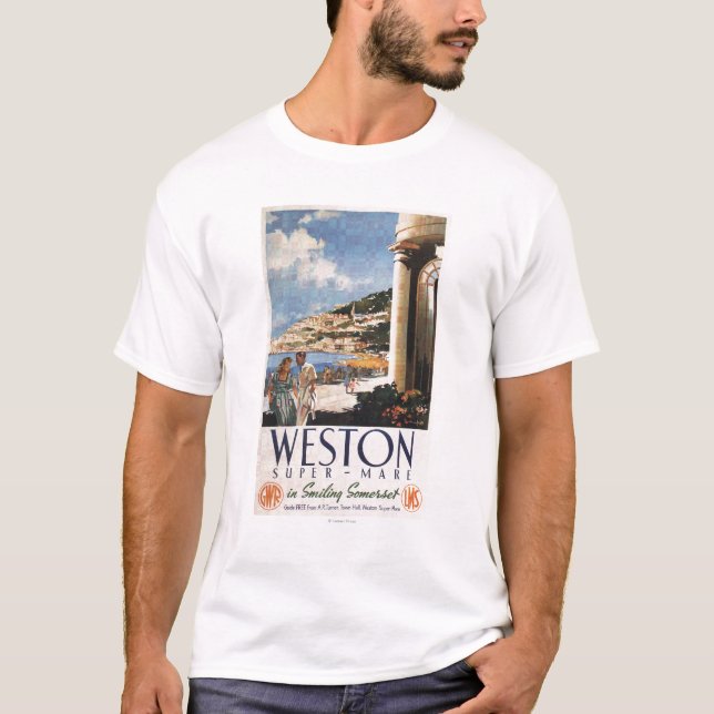 Camiseta Poster de desatención del ferrocarril de la costa (Anverso)