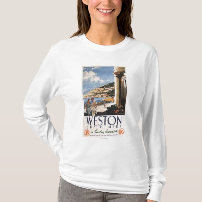 Camiseta Poster de desatención del ferrocarril de la costa (Anverso)