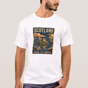 Camiseta Póster de Escocia Alba Gu Brath
