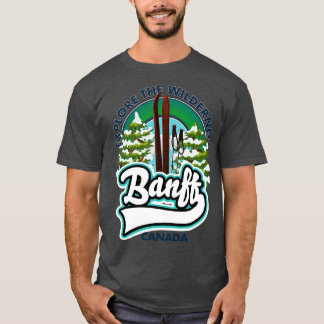 Camiseta Poster de esquí de Banff Canada