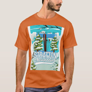 Camiseta Poster de esquí de la montaña Stratton