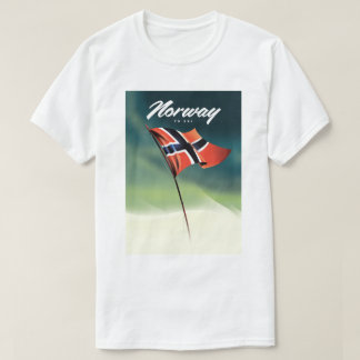 Camiseta Póster de esquí de Noruega