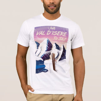 Camiseta Poster de esquí de Val-d'Isère