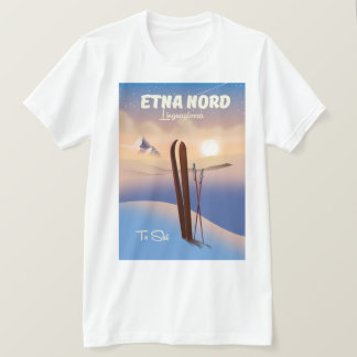 Camiseta Póster de esquí Etna Nord Linguaglossa