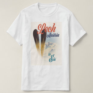 Camiseta Póster de esquí Lech Austria