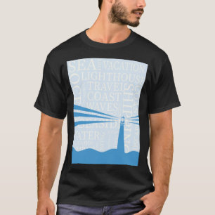 Camiseta Poster de faro náutico