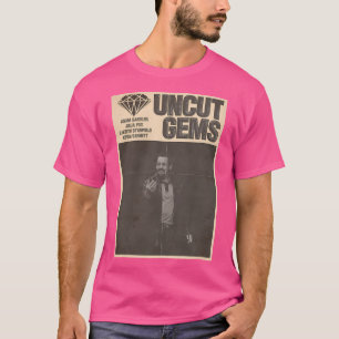 Camiseta Poster de gemas sin cortar (Bw)