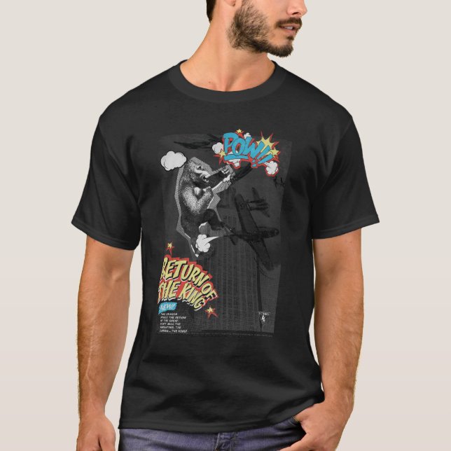 Camiseta Póster de Gorila de Cómic de Arte Pop (Anverso)