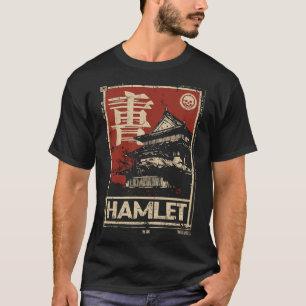 Camiseta Poster de Hamlet Shakespeare - Ukiyo-e japonés