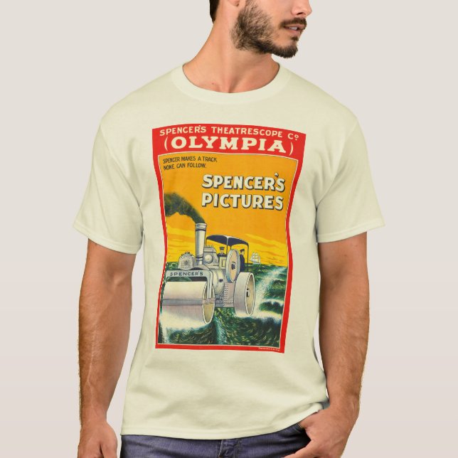 Camiseta Poster de imágenes de filmadores de acero de Spenc (Anverso)