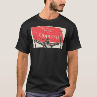 Camiseta Poster de la Comuna de París - Postal Vive Le Comm