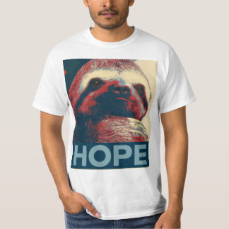 Camiseta Poster de la esperanza de la pereza
