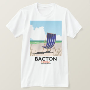 Camiseta Póster de la playa de Bacton Norfolk