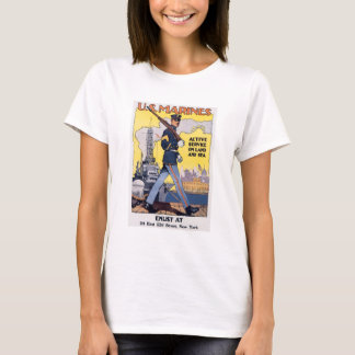 Camiseta POSTER de la Primera Guerra Mundial de los Marines