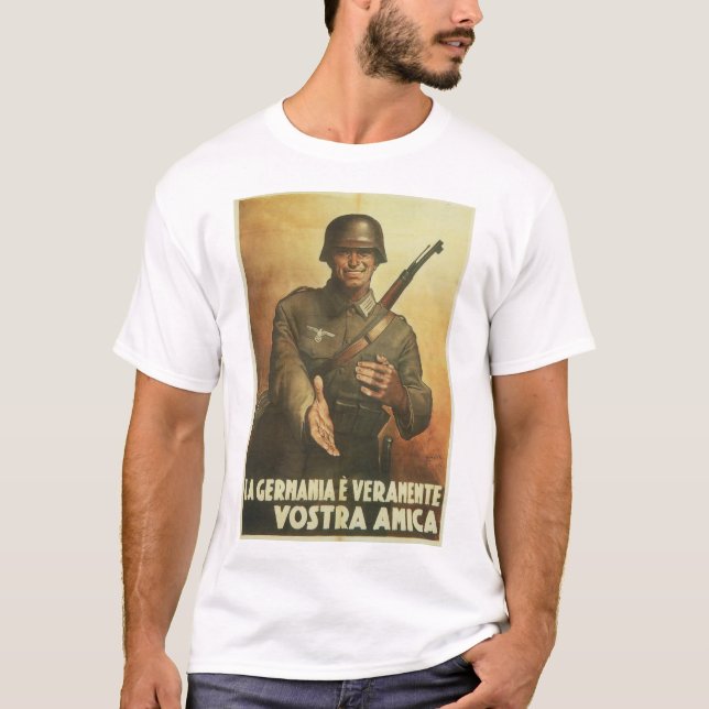 Camiseta Poster de la propaganda de Alemania (Anverso)