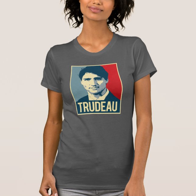 Camiseta Poster de la propaganda de Trudeau - .png (Anverso)