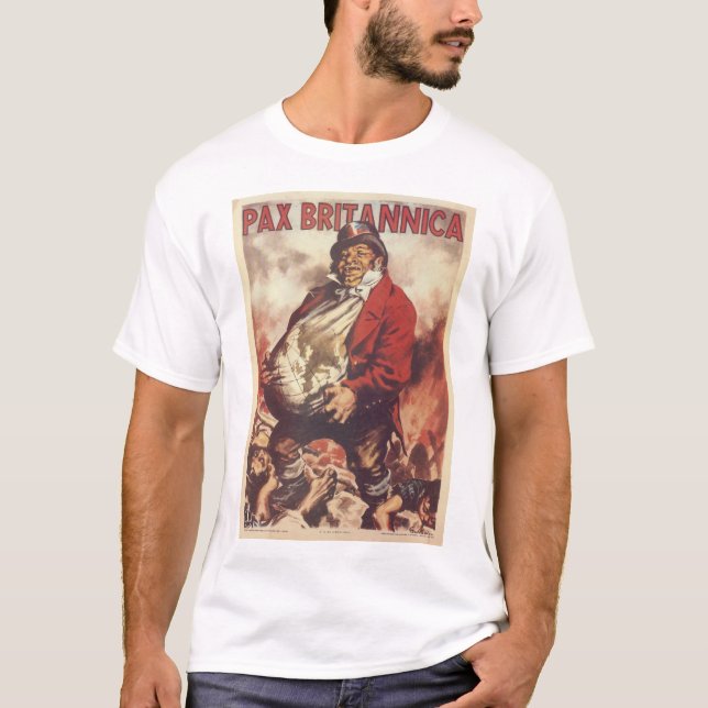 Camiseta Poster de la propaganda del Pax Britannica (Anverso)