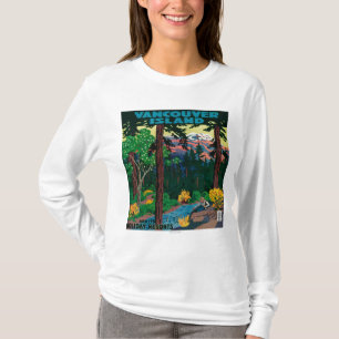 Camiseta Poster de la publicidad de la isla de Vancouver