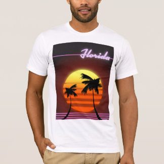 Camiseta Póster de la puesta de sol de Florida 1984
