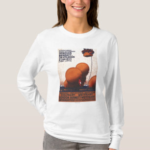 Camiseta Poster de la raza del globo de aire caliente de