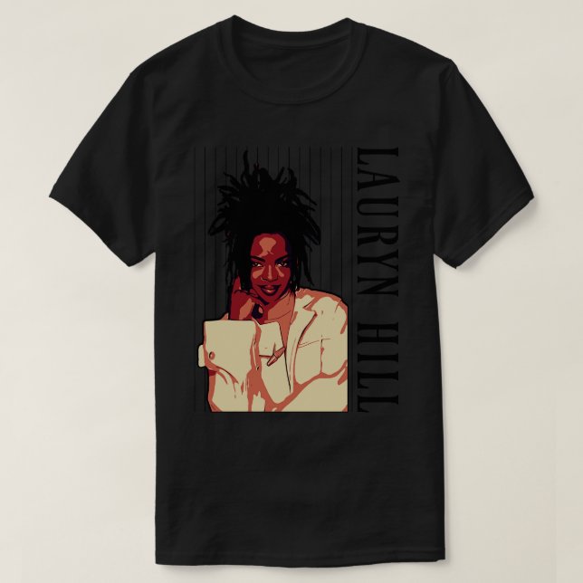 Camiseta poster de lauryn hill 90 (Diseño del anverso)