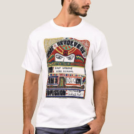 Camiseta Poster de los revólveres del vintage