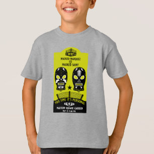 Camiseta Poster de lucha retro vintage