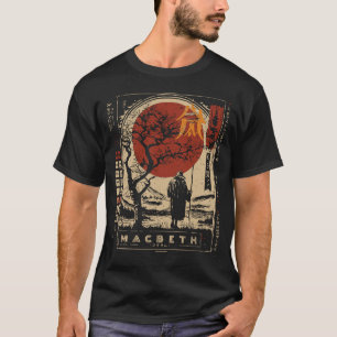 Camiseta Poster de Macbeth Shakespeare - Ukiyo-e japonés