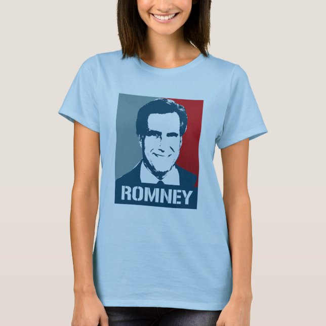 CAMISETA POSTER DE MITT ROMNEY (Anverso)
