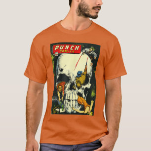 Camiseta Póster de monstruo clásico de terror cómic diverti