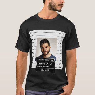 Camiseta Poster de mugshot personalizado gracioso
