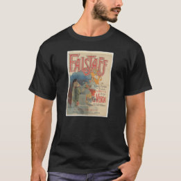 Camiseta Poster de ópera de Falstaff (París première 1894)