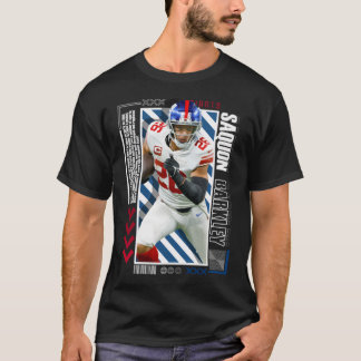 Camiseta Póster de papel de Saquon Barkley versión 10
