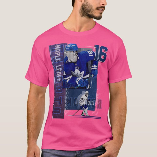 Camiseta Poster de papel Mitchell Marner Versión 2 (Anverso)