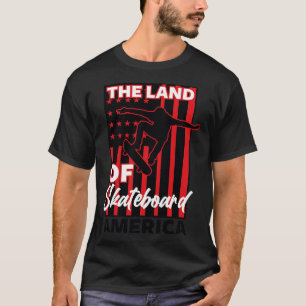 CAMISETA POSTER DE PATINAJE ESTADOUNIDENSE