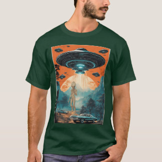 Camiseta Poster de película Poster de OVNI cosecha cosecha