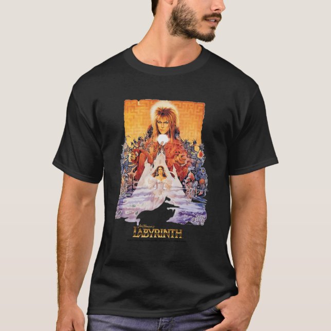 Camiseta Poster de películas de Labyrinth (Anverso)
