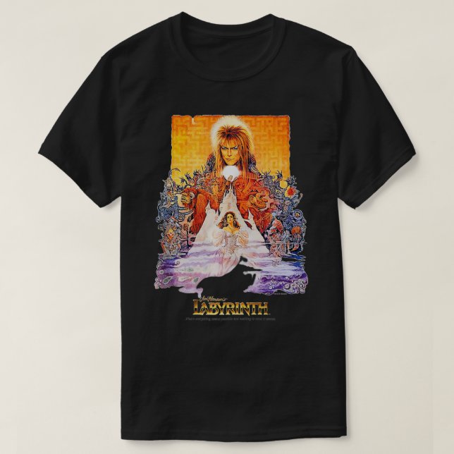 Camiseta Poster de películas de Labyrinth (Diseño del anverso)