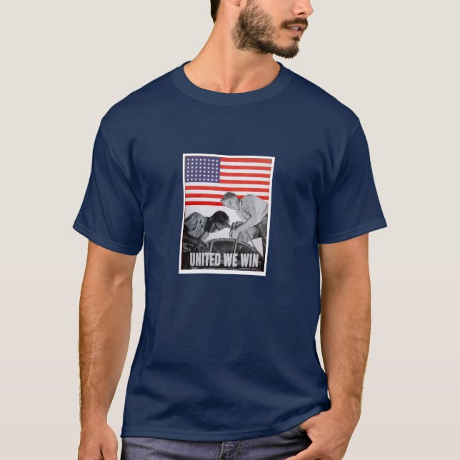 Camiseta Poster de propaganda de la Segunda Guerra Mundial  (Anverso)