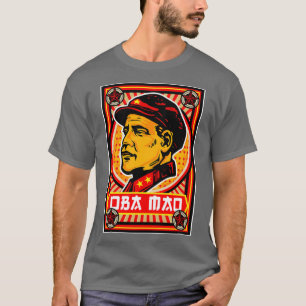 Camiseta Poster de propaganda de Oba Mao