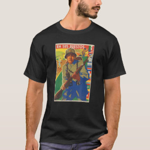 Camiseta Poster de propaganda en sus amianto Ww2