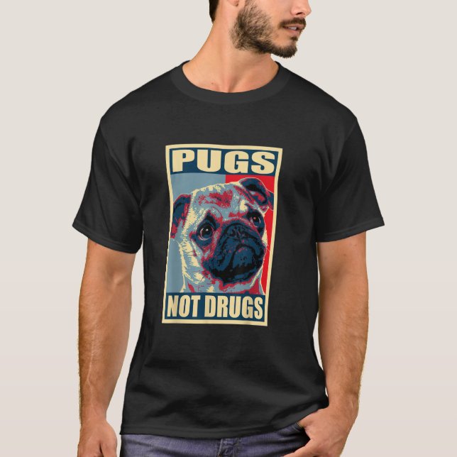 Camiseta Poster de propaganda no drogas (Anverso)