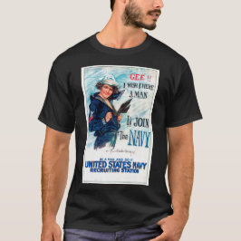 Camiseta Poster de reutilización de la Marina de Estados Un