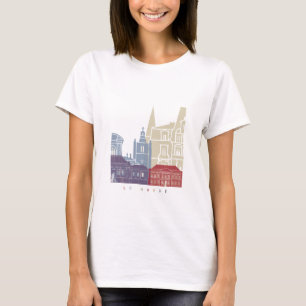 Camiseta Poster de skyline de Le Havre
