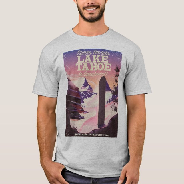 Camiseta Poster de snowboard de los Estados Unidos (Anverso)