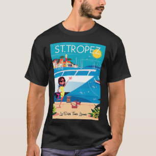 Camiseta Poster de St Tropez