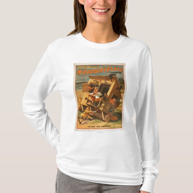 Camiseta Poster de teatro de los planos de McFadden (Anverso)