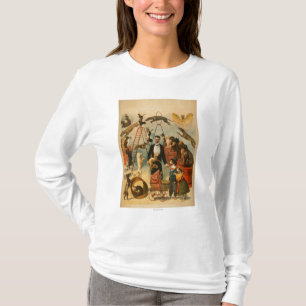 Camiseta Poster de teatro entrenado del acto del perro