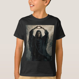 Camiseta Póster de terror de cara espantosa con manos de co